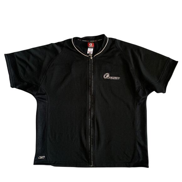 Reebok Mens 2XL Iverson Limited Edition Full Zip Y2K Short Sleeve Shirt Jacket - Picture 1 of 16